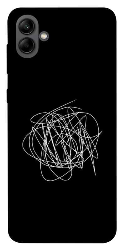 Чехол itsPrint Scribble для Samsung Galaxy A04, black, купить оптом с доставкой