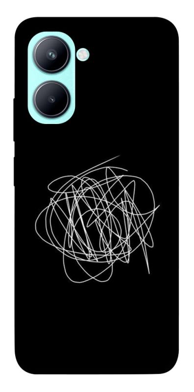 Чохол itsPrint Scribble для Realme C33, black, купити оптом з доставкою