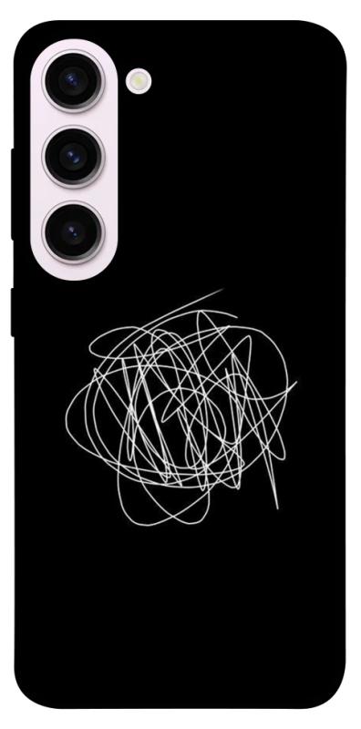 Чохол itsPrint Scribble для Samsung Galaxy S23+, black, купити оптом з доставкою