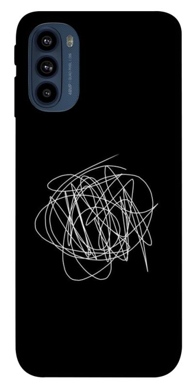 Чохол itsPrint Scribble для Motorola Moto G41, black, купити оптом з доставкою