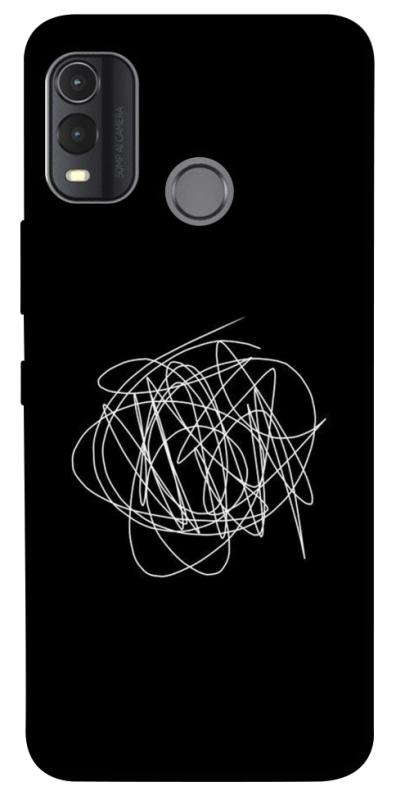 Чохол itsPrint Scribble для Nokia G11 Plus, black, купити оптом з доставкою
