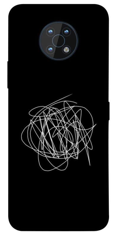 Чохол itsPrint Scribble для Nokia G50, black, купити оптом з доставкою