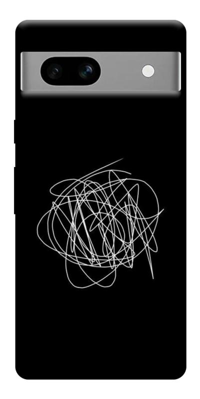 Чохол itsPrint Scribble для Google Pixel 7a, black, купити оптом з доставкою