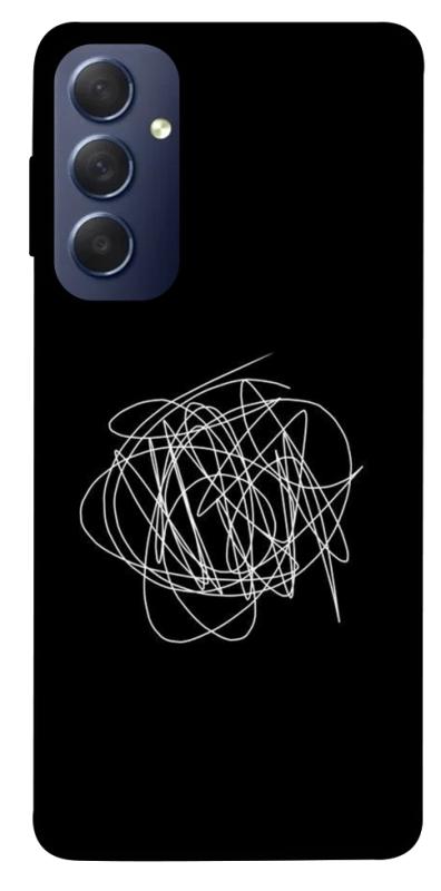 Чохол itsPrint Scribble для Samsung Galaxy M54 5G, black, купити оптом з доставкою
