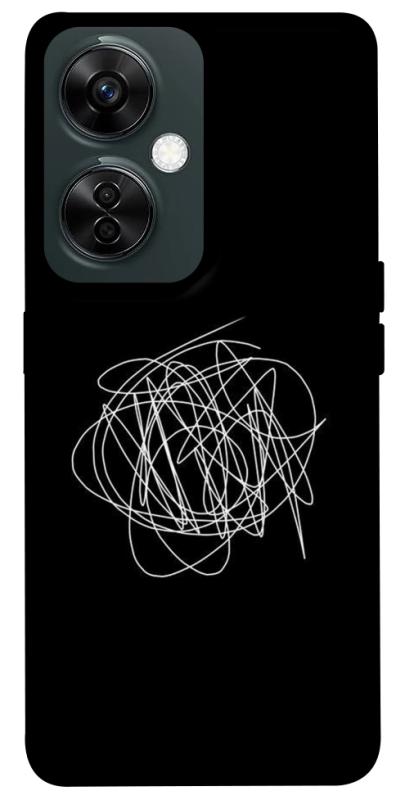 Чохол itsPrint Scribble для OnePlus Nord CE 3 Lite, black, купити оптом з доставкою
