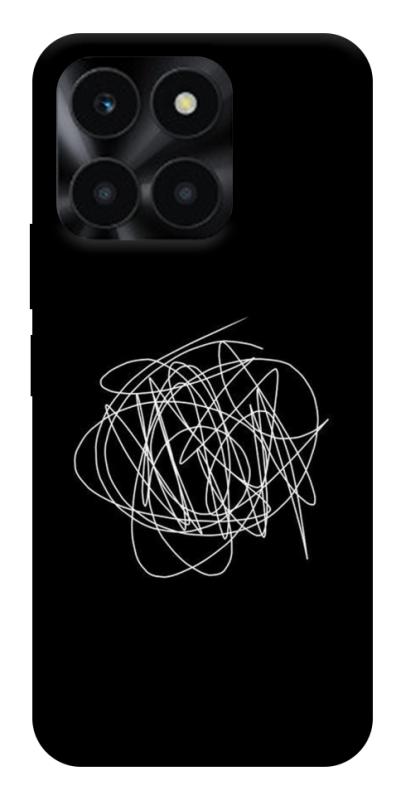 Чохол itsPrint Scribble для Huawei Honor X6a, black, купити оптом з доставкою