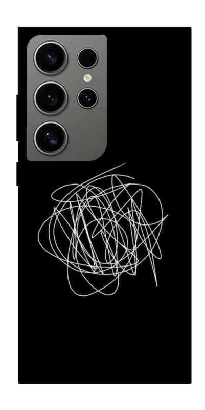 Чохол itsPrint Scribble для Samsung Galaxy S24 Ultra, black, купити оптом з доставкою