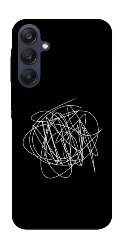 Чохол itsPrint Scribble для Samsung Galaxy A25 5G, black, купити оптом з доставкою