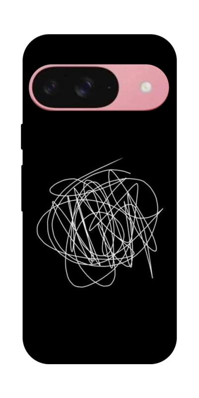 Чохол itsPrint Scribble для Google Pixel 9, black, купити оптом з доставкою