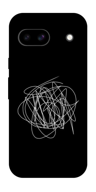 Чохол itsPrint Scribble для Google Pixel 8a, black, купити оптом з доставкою