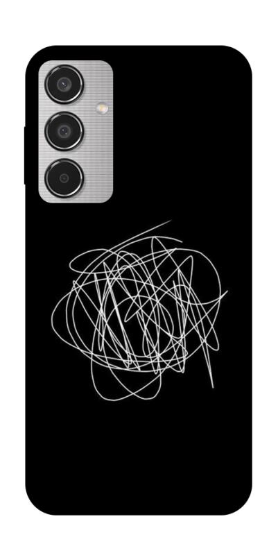 Чохол itsPrint Scribble для Samsung Galaxy M35 5G, black, купити оптом з доставкою