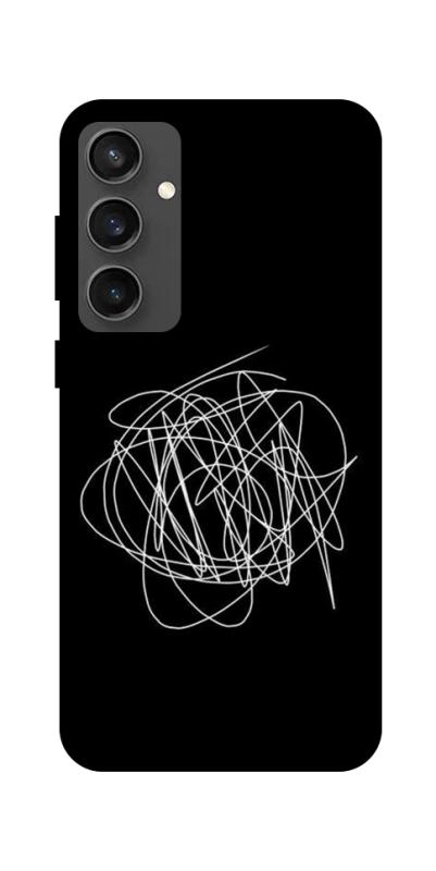 Чохол itsPrint Scribble для Samsung Galaxy S24 FE, black, купити оптом з доставкою
