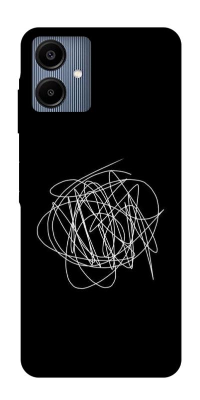Чехол itsPrint Scribble для Samsung Galaxy A06, black, купить оптом с доставкой