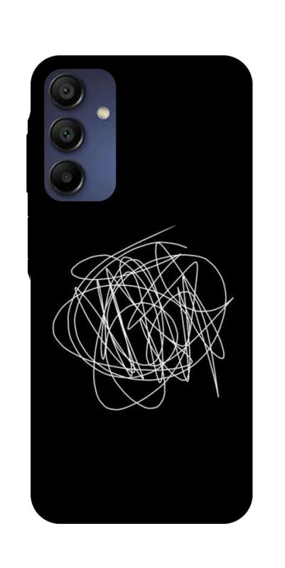 Чохол itsPrint Scribble для Samsung Galaxy A16 4G/5G, black, купити оптом з доставкою
