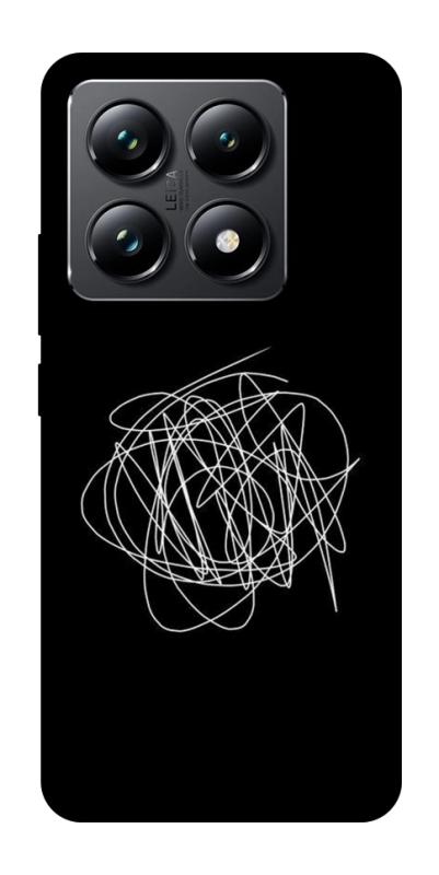 Чехол itsPrint Scribble для Xiaomi 14T Pro, black, купить оптом с доставкой