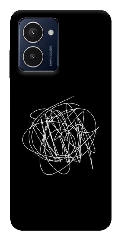 Чехол itsPrint Scribble для HMD Pulse Pro, black, купить оптом с доставкой