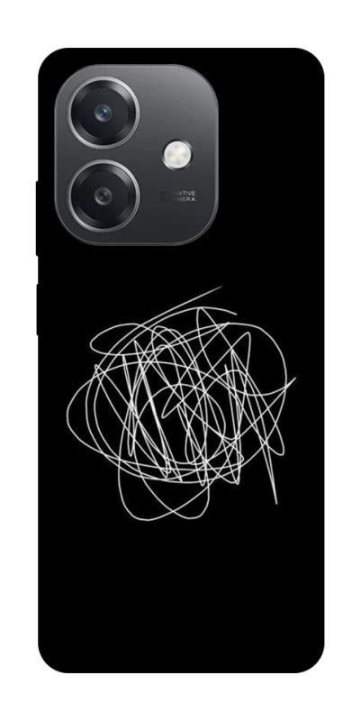 Чохол itsPrint Scribble для Oppo A3 4G, black, купити оптом з доставкою