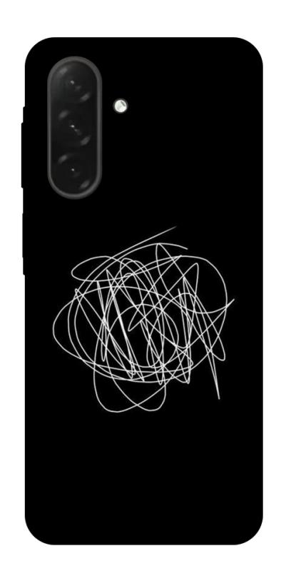 Чехол itsPrint Scribble для Samsung Galaxy A26 5G, black, купить оптом с доставкой