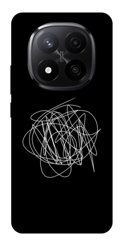 Чехол itsPrint Scribble для Xiaomi Redmi Note 14 Pro+ 5G, black, купить оптом с доставкой