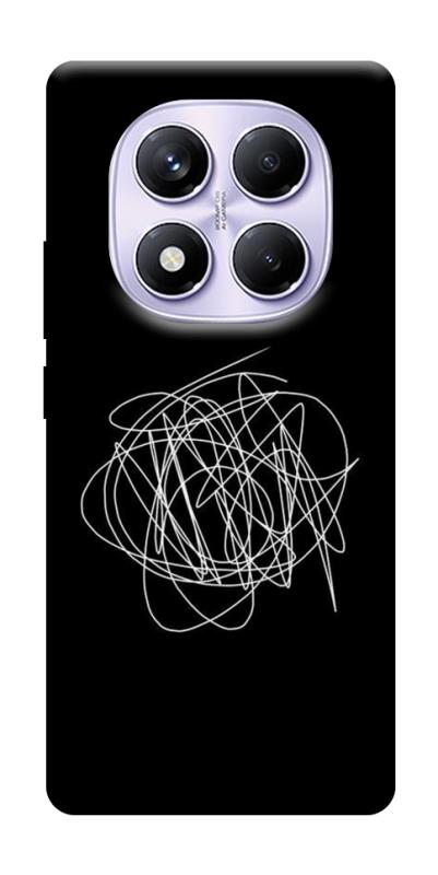 Чохол itsPrint Scribble для Xiaomi Redmi Note 14 Pro 4G, black, купити оптом з доставкою