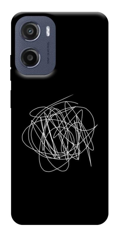 Чохол itsPrint Scribble для Motorola Moto G05, black, купити оптом з доставкою