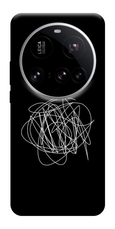 Чохол itsPrint Scribble для Xiaomi 15 Ultra, black, купити оптом з доставкою