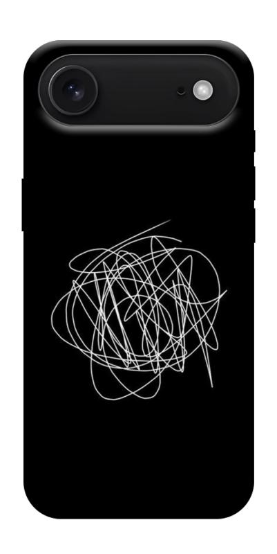 Чохол itsPrint Scribble для Apple iPhone 17 Air (6.5"), black, купити оптом з доставкою
