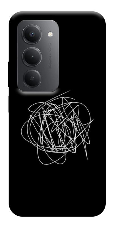 Чехол itsPrint Scribble для Xiaomi Redmi 15 (EU), black, купить оптом с доставкой