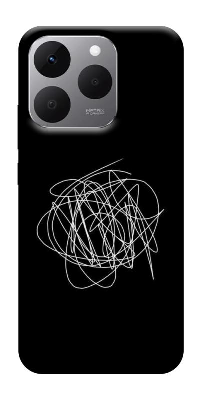 Чохол itsPrint Scribble для Realme 15T, black, купити оптом з доставкою