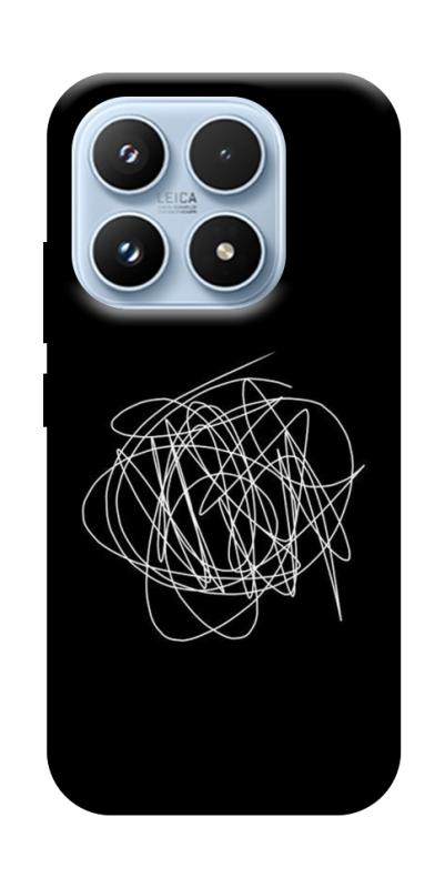 Чохол itsPrint Scribble для Xiaomi 17 Pro, black, купити оптом з доставкою