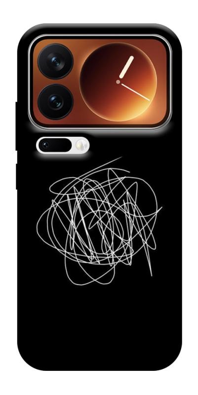 Чохол itsPrint Scribble для Xiaomi 17 Pro Max, black, купити оптом з доставкою