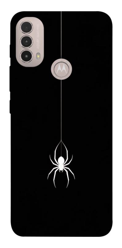 Чохол itsPrint Spider для Motorola Moto E40, black, купити оптом з доставкою