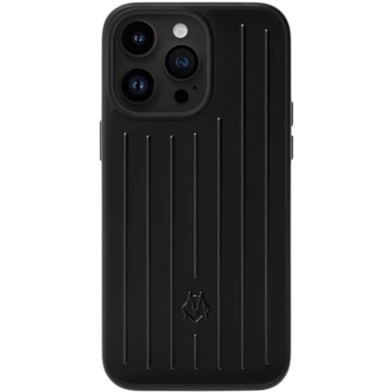 Чехол TPU+Metal Rimowa Style (AAA) для Apple iPhone 16 Pro (6.3"), Black, Металл, купить оптом с доставкой