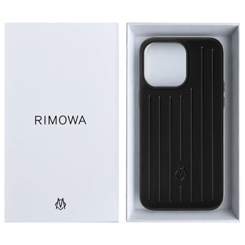 Чехол TPU+Metal Rimowa Style (AAA) для Apple iPhone 16 Pro (6.3"), Black 2, Металл, купить оптом с доставкой