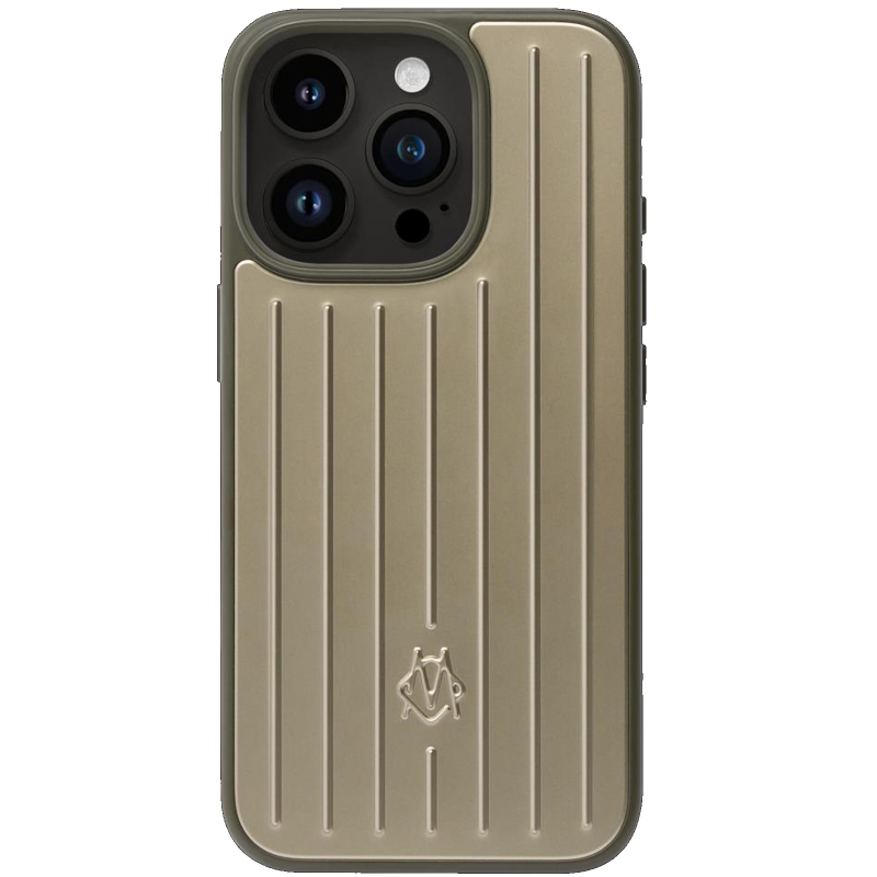 Чехол TPU+Metal Rimowa Style (AAA) для Apple iPhone 16 Pro Max (6.9"), Titanium, Металл, купить оптом с доставкой