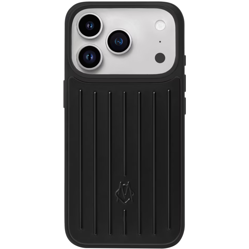 Чехол TPU+Metal Rimowa Style (AAA) для Apple iPhone 17 Pro Max / 18 Pro Max (6.9"), Black 1, Металл, купить оптом с доставкой