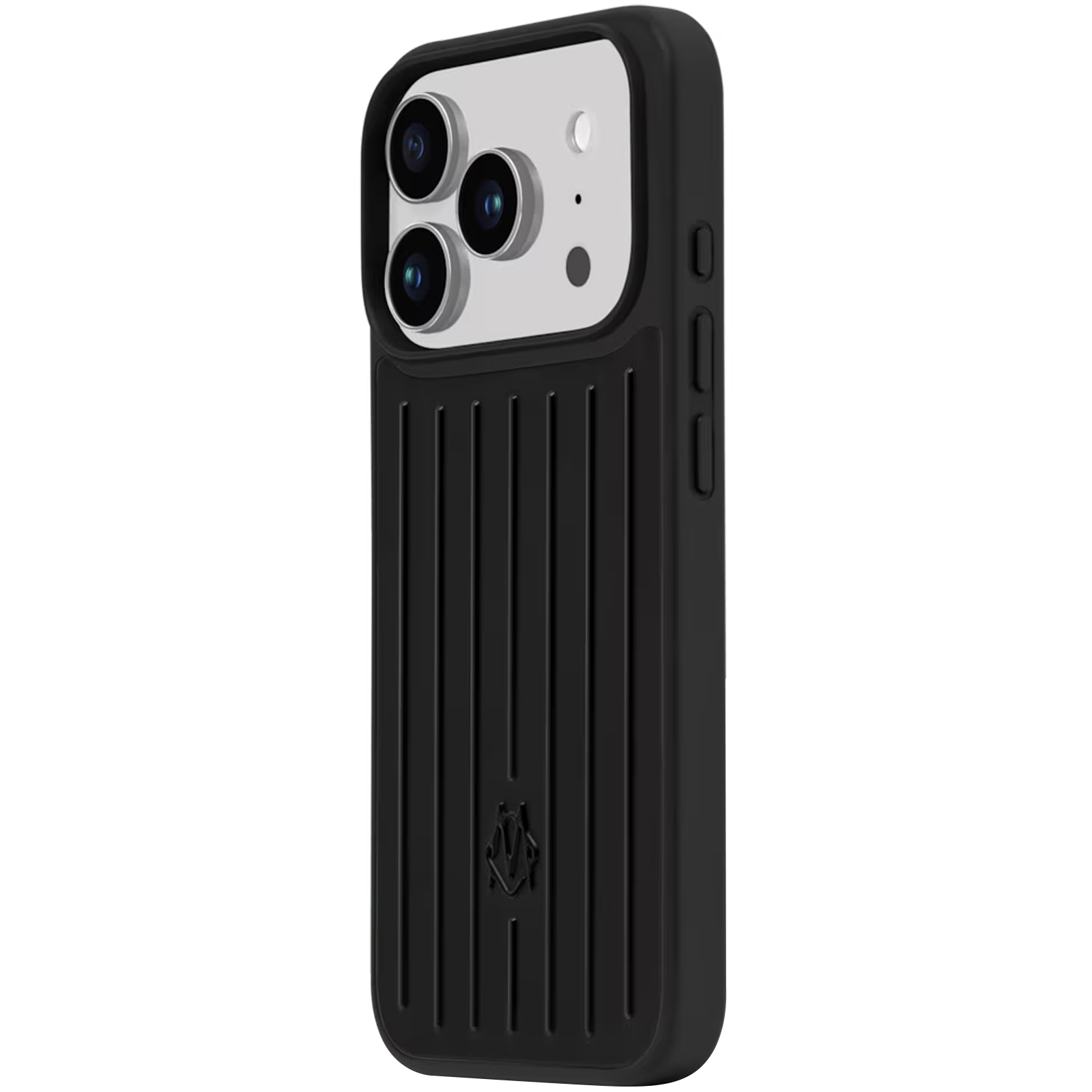 Чехол TPU+Metal Rimowa Style (AAA) для Apple iPhone 17 Pro Max / 18 Pro Max (6.9"), Black, Металл, купить оптом с доставкой