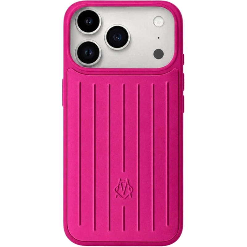 Чехол TPU+Metal Rimowa Style (AAA) для Apple iPhone 17 Pro Max / 18 Pro Max (6.9"), Dark Cherry, Металл, купить оптом с доставкой