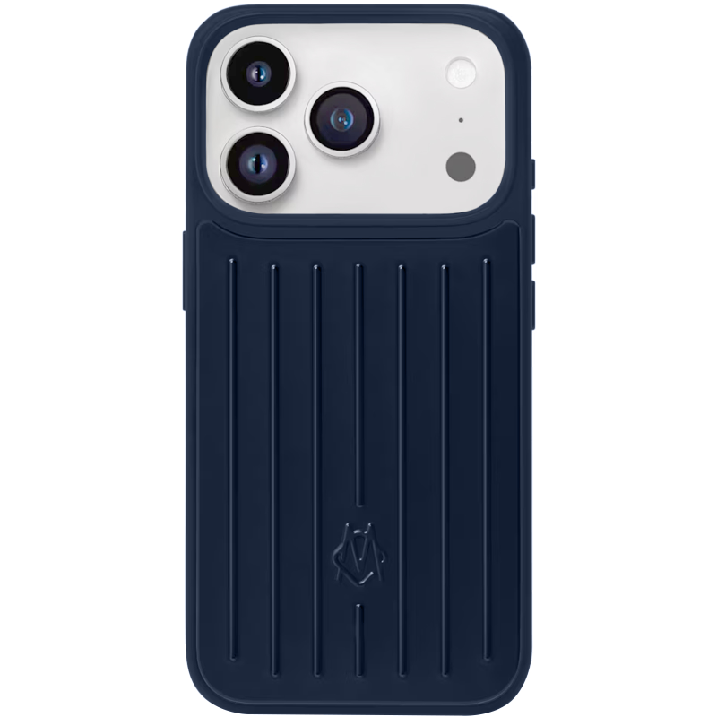 Чехол TPU+Metal Rimowa Style (AAA) для Apple iPhone 17 Pro Max / 18 Pro Max (6.9"), Midnight Blue, Металл, купить оптом с доставкой