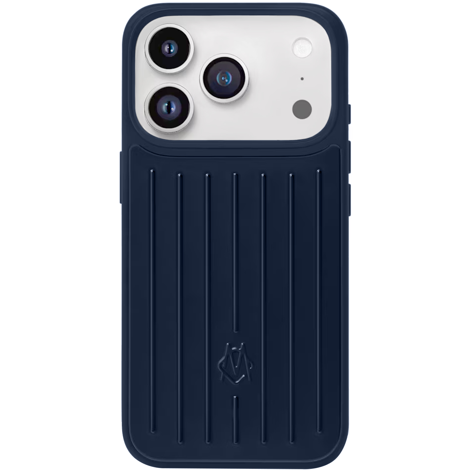Чехол TPU+Metal Rimowa Style (AAA) для Apple iPhone 17 Pro Max / 18 Pro Max (6.9"), Midnight Blue, Металл, купить оптом с доставкой