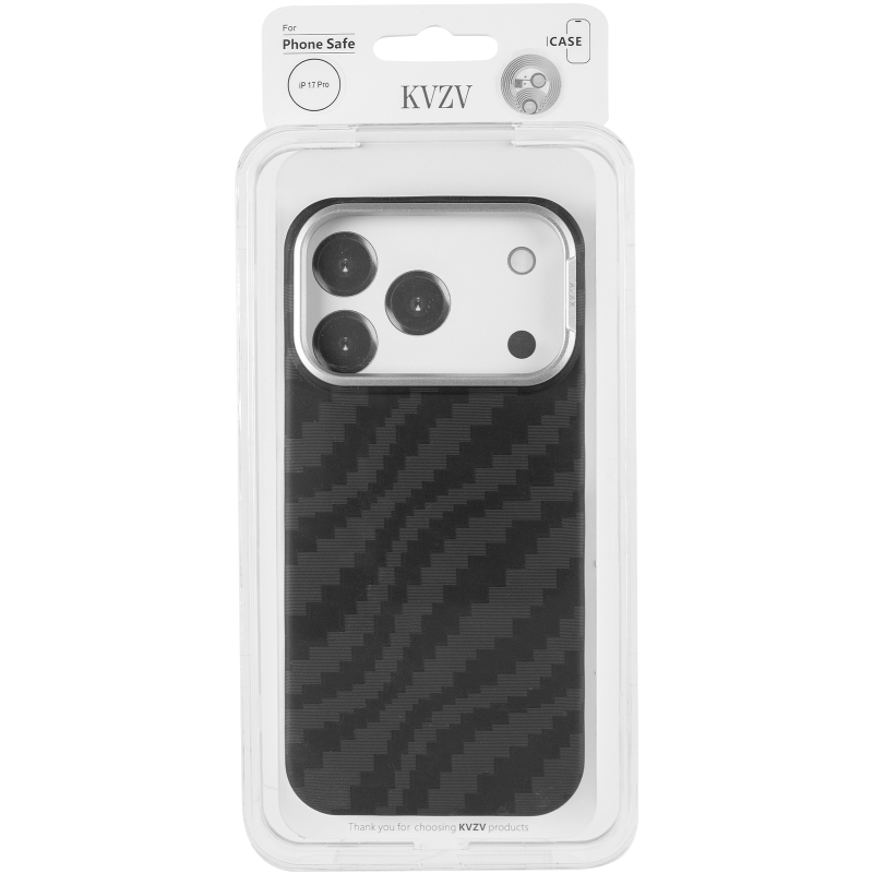 Чехол TPU+PC KVZV Kayla Ultra-thin with Magnetic Fit для Apple iPhone 17 Pro / 18 Pro (6.3"), Black 1, Пластик, купить оптом с доставкой