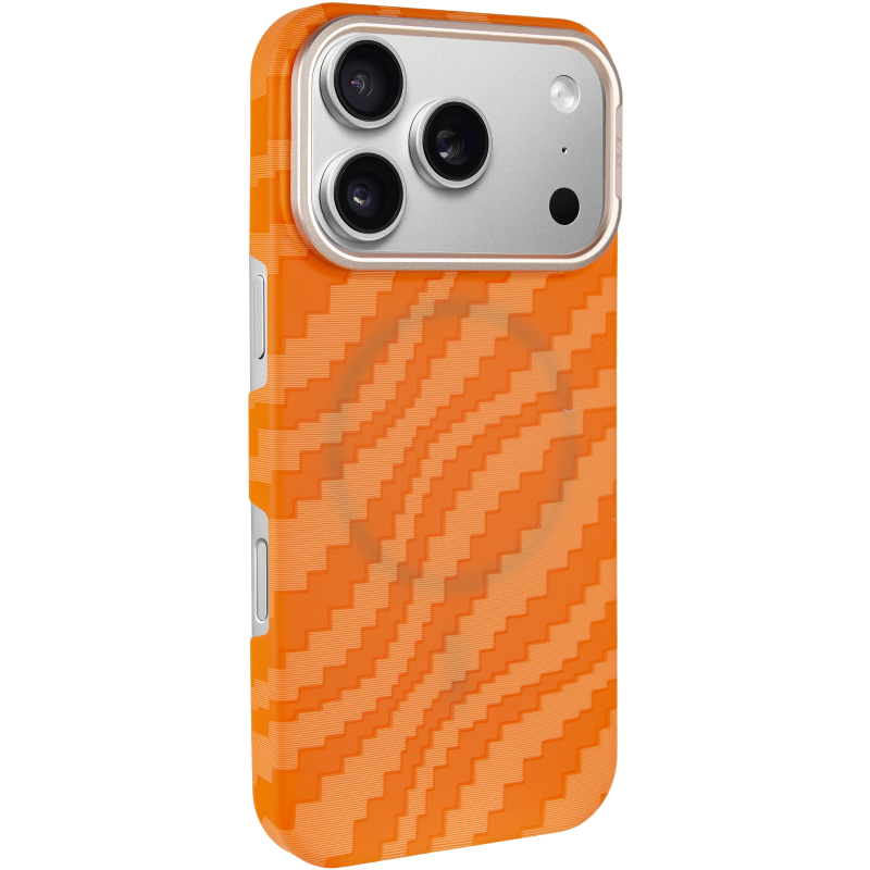 Чехол TPU+PC KVZV Kayla Ultra-thin with Magnetic Fit для Apple iPhone 17 Pro Max / 18 Pro Max (6.9"), Orange, Пластик, купить оптом с доставкой