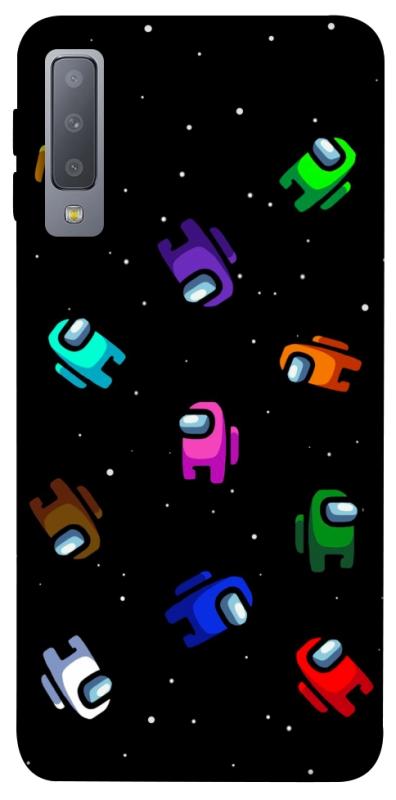 Чохол itsPrint Among us pattern для Samsung A750 Galaxy A7 (2018), ігри, купити оптом з доставкою