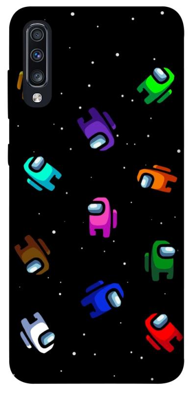 Чохол itsPrint Among us pattern для Samsung Galaxy A70 (A705F), ігри, купити оптом з доставкою