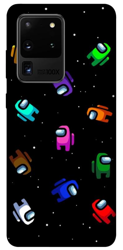 Чохол itsPrint Among us pattern для Samsung Galaxy S20 Ultra, ігри, купити оптом з доставкою