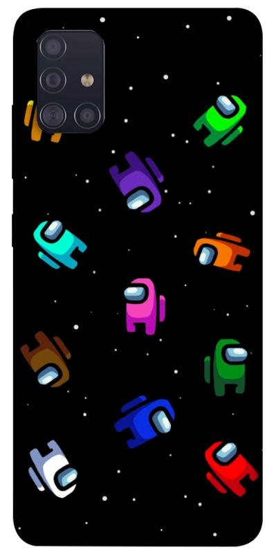 Чохол itsPrint Among us pattern для Samsung Galaxy A51, ігри, купити оптом з доставкою