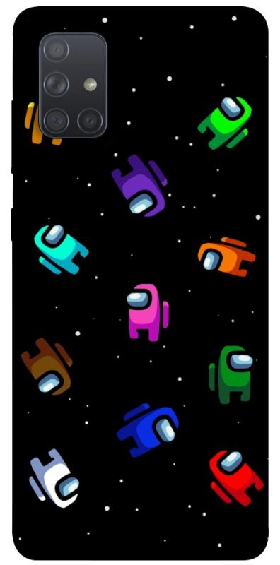 Чохол itsPrint Among us pattern для Samsung Galaxy A71, ігри, купити оптом з доставкою