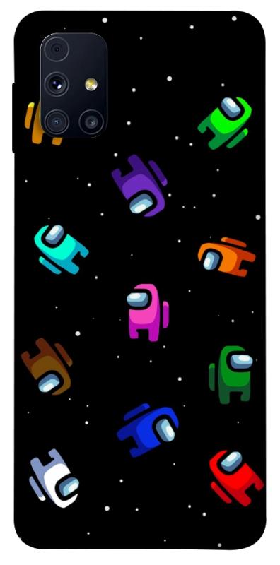 Чохол itsPrint Among us pattern для Samsung Galaxy M31s, ігри, купити оптом з доставкою