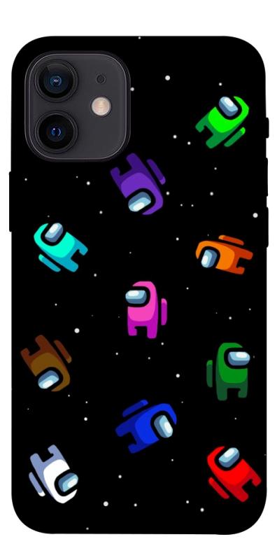 Чехол itsPrint Among us pattern для Apple iPhone 12 mini (5.4"), игры, купить оптом с доставкой