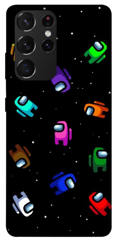 Чохол itsPrint Among us pattern для Samsung Galaxy S21 Ultra, ігри, купити оптом з доставкою